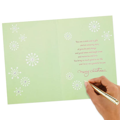 Hallmark Heart Ornament Christmas Card for Daughter - Variation of THIS listing