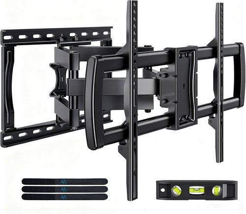 Full Motion TV Wall Mount Bracket - Fits 32-85 Inch TVs | Dual Articulating Arms, Tilt & Swivel, Max VESA 600x400mm
