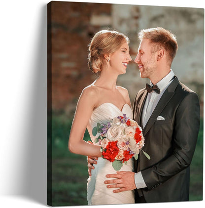 Sunwes Custom Canvas Prints - Personalized Wall Art with Your Photo | 24x36 Inch, Ready to Hang, Made in USA
