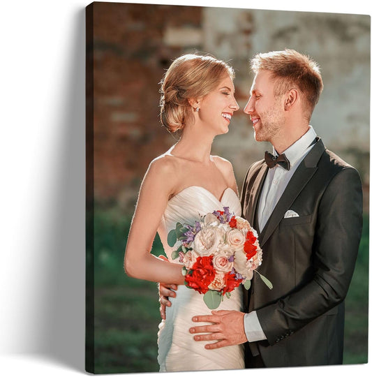 Sunwes Custom Canvas Prints - Personalized Wall Art with Your Photo | 24x36 Inch, Ready to Hang, Made in USA