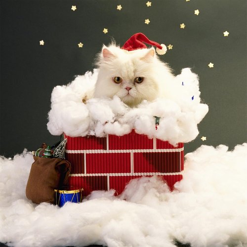 Christmas Fake Snow Decoration - 17 Oz Fluffy Artificial Cotton Clouds for Winter Crafts & Home Decor