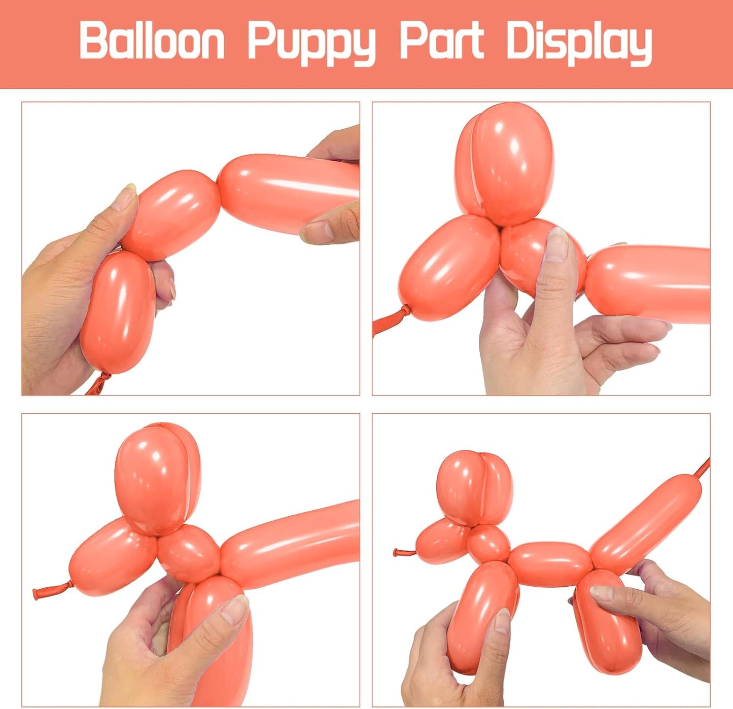 Regine Switzerland 100Pcs Thickening Latex Bean Paste Balloons - Long Twisting Balloons for Halloween & Birthdays
