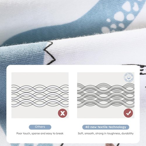 Yoofoss Baby Sleep Sack 6-12 Months Long Sleeve Wearable Blanket Baby 100% Cotton 2-Way Zipper 0.5 Tog Infants Sleeping Sack, Lightweight(Medium)