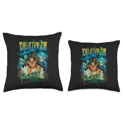 Halloween Horror Nights Pumpkin Lord Throw Pillow, 18x18, Multicolor