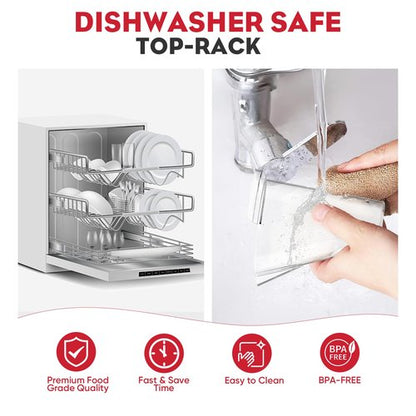 Fruit and Vegetable Strainer Attachment for Kitchenaid Stand Mixer, Includes Food Grinder Attachment for Kitchenaid Mixers, with Sausage Stuffer Tubes and Fruits Jucier Auger Strainer By HOZODO