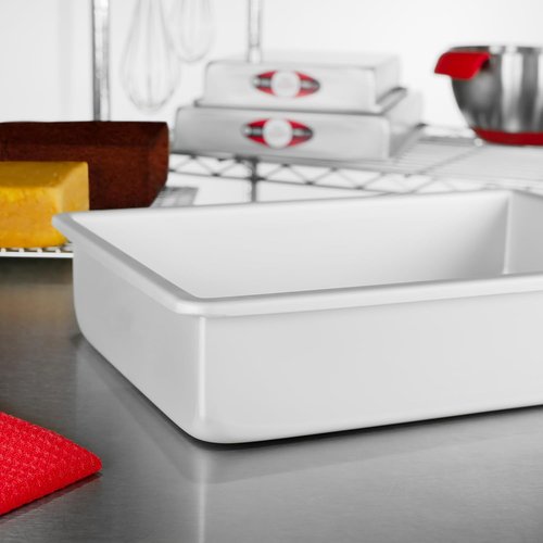 Fat Daddio's Anodized Aluminum Sheet Cake Pan - 9 x 13 x 3 Inch | Durable & Non-Stick Design