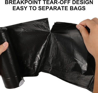 30 Gallon Heavy Duty Drawstring Trash Bags by [Brand Name] - Extra Thick, Tear & Leak Resistant | 30 Count, Black