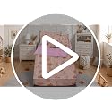 Kids Fall Zippered Bedding Set - Comforter, Fitted Sheet & Pillowcases