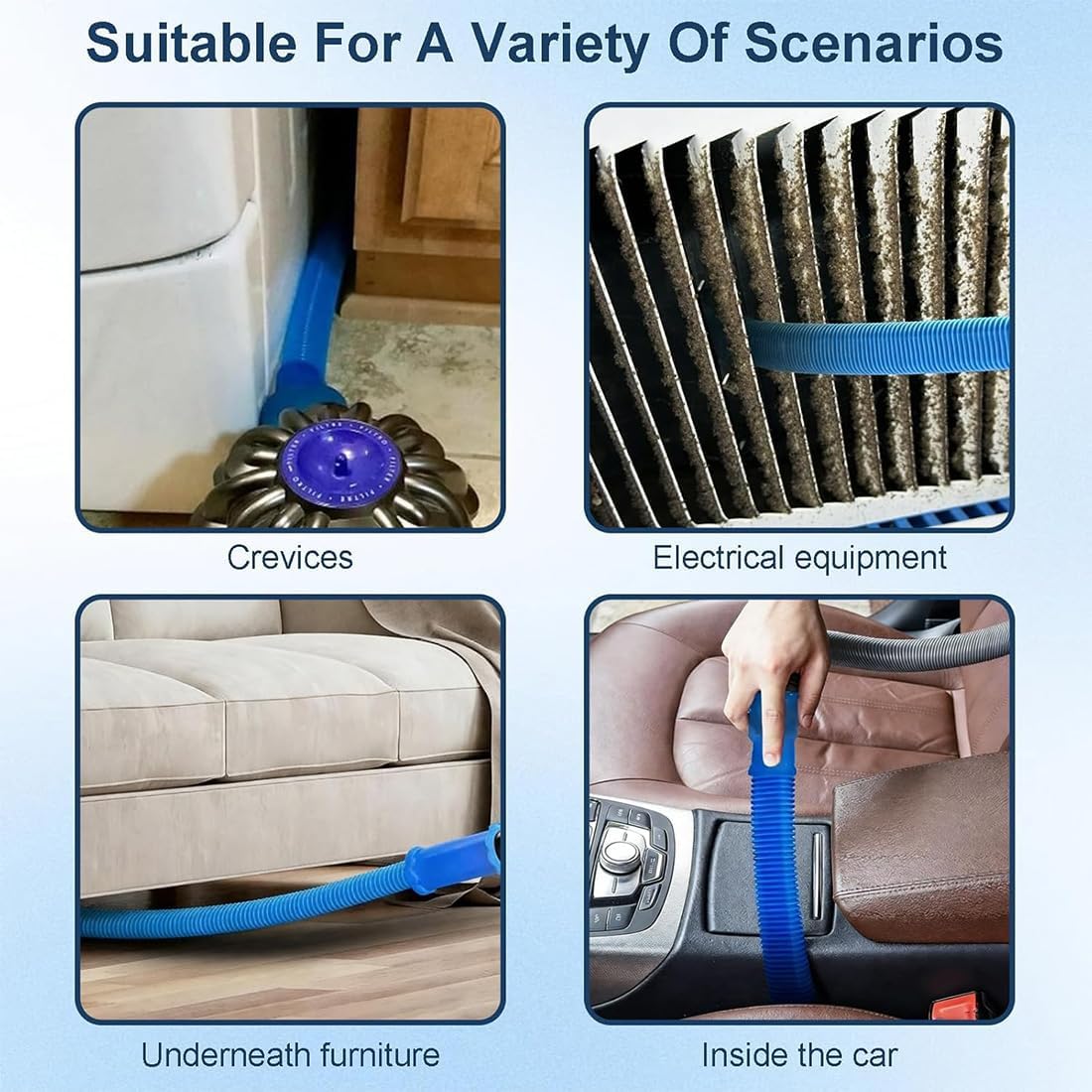Upgraded Dryer Lint Vac Attachment by [Brand Name] - Universal Vacuum Cleaner Kit for Deep Cleaning Ducts & Lint Removal