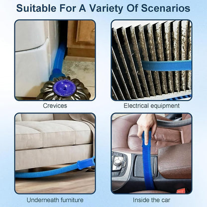 Upgraded Dryer Lint Vac Attachment by [Brand Name] - Universal Vacuum Cleaner Kit for Deep Cleaning Ducts & Lint Removal