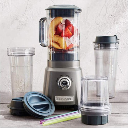 Cuisinart CPB-380 Hurricane Juicing Blender - Compact Design in Gunmetal Finish