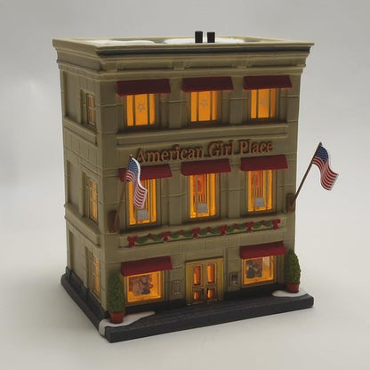 Department 56 | Christmas in the City Village American Girl Place Lit Building - 7.87 Inch, Multicolor
