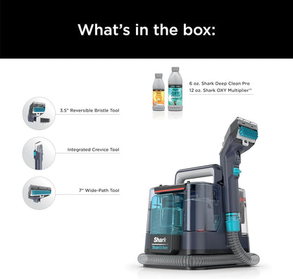 Shark StainStriker Portable Carpet Cleaner - XL Self-Cleaning Tool & Odor Remover | Perfect for Car Interior