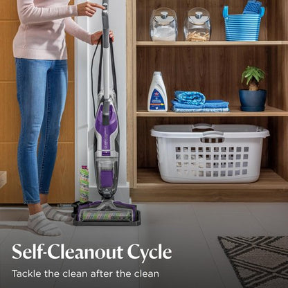 BISSELL Crosswave Pet Pro - All-in-One Wet Dry Vacuum Cleaner & Mop for Hard Floors | Purple, 2306A