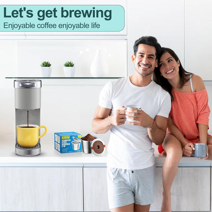 RETHONE K Cup Reusable Coffee Pods - Stainless Steel Compatible with Keurig 1.0 & 2.0 | 1 Pack