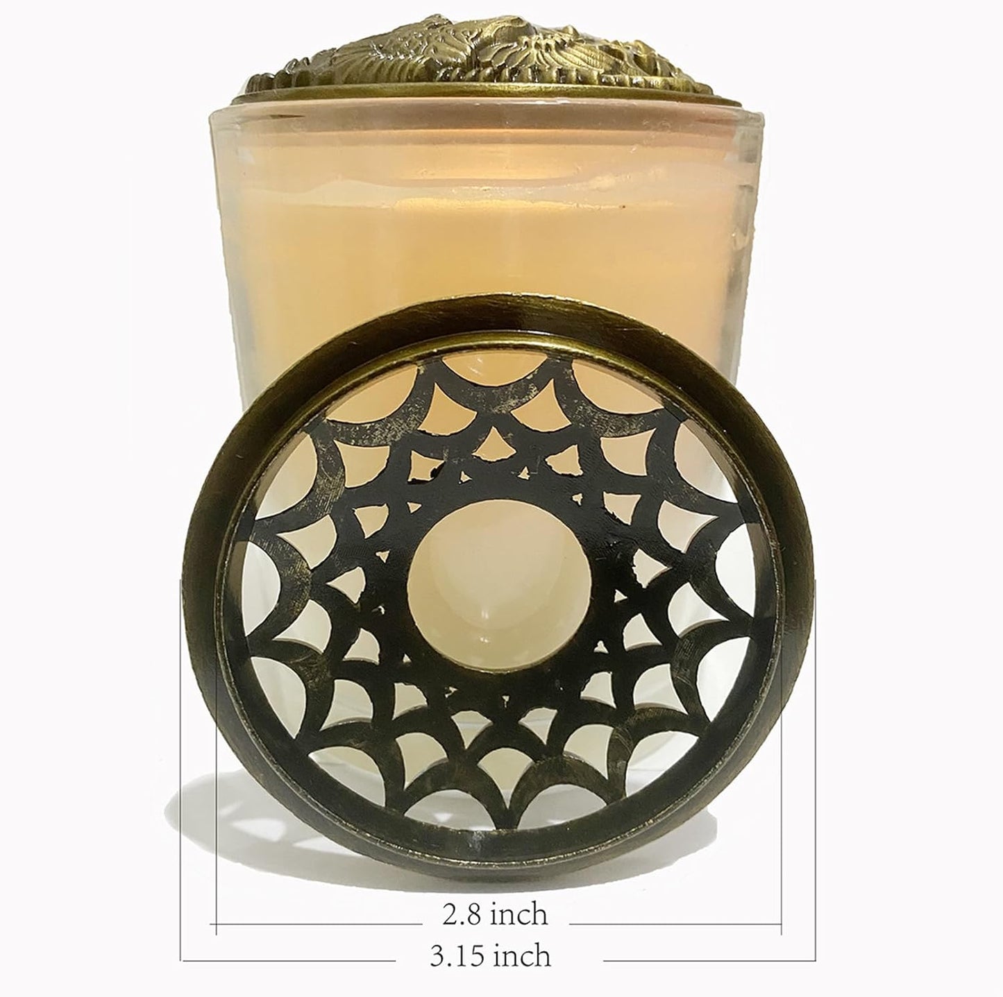 Silver Butterfly Candle Toppers - Decorative Covers for Even Melt | Perfect Gift for Women