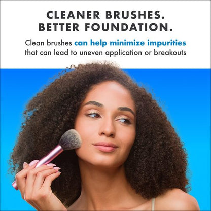 Cinema Secrets Original Blue Vanilla Makeup Brush Cleaner Spray - Professional Cleanser for Makeup Brushes - Quick-Drying, Rinse-Free Formula - Removes Stubborn Waterproof Make Up (6 fl oz)