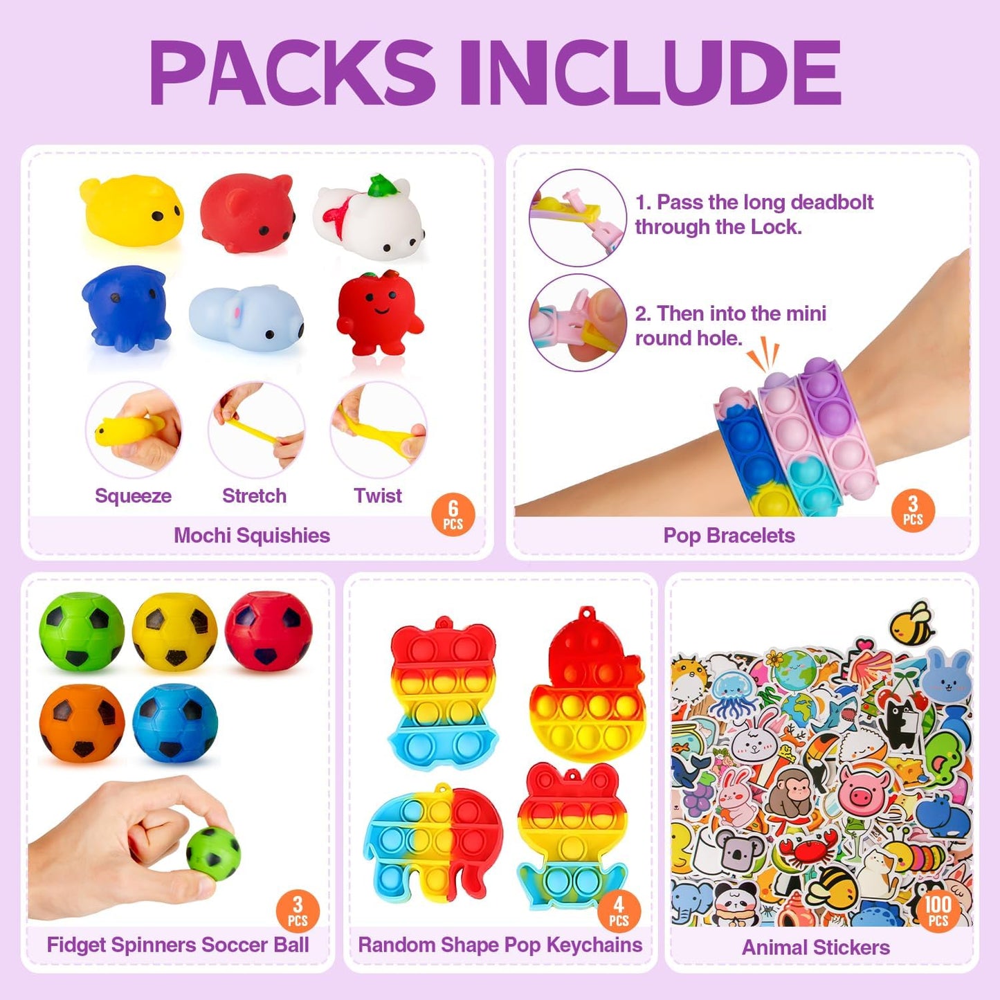 Skiennix Treasure Box Toys - 146 PCS Party Favors for Kids Aged 4-12 | Ideal Classroom Prizes & Fidget Toys