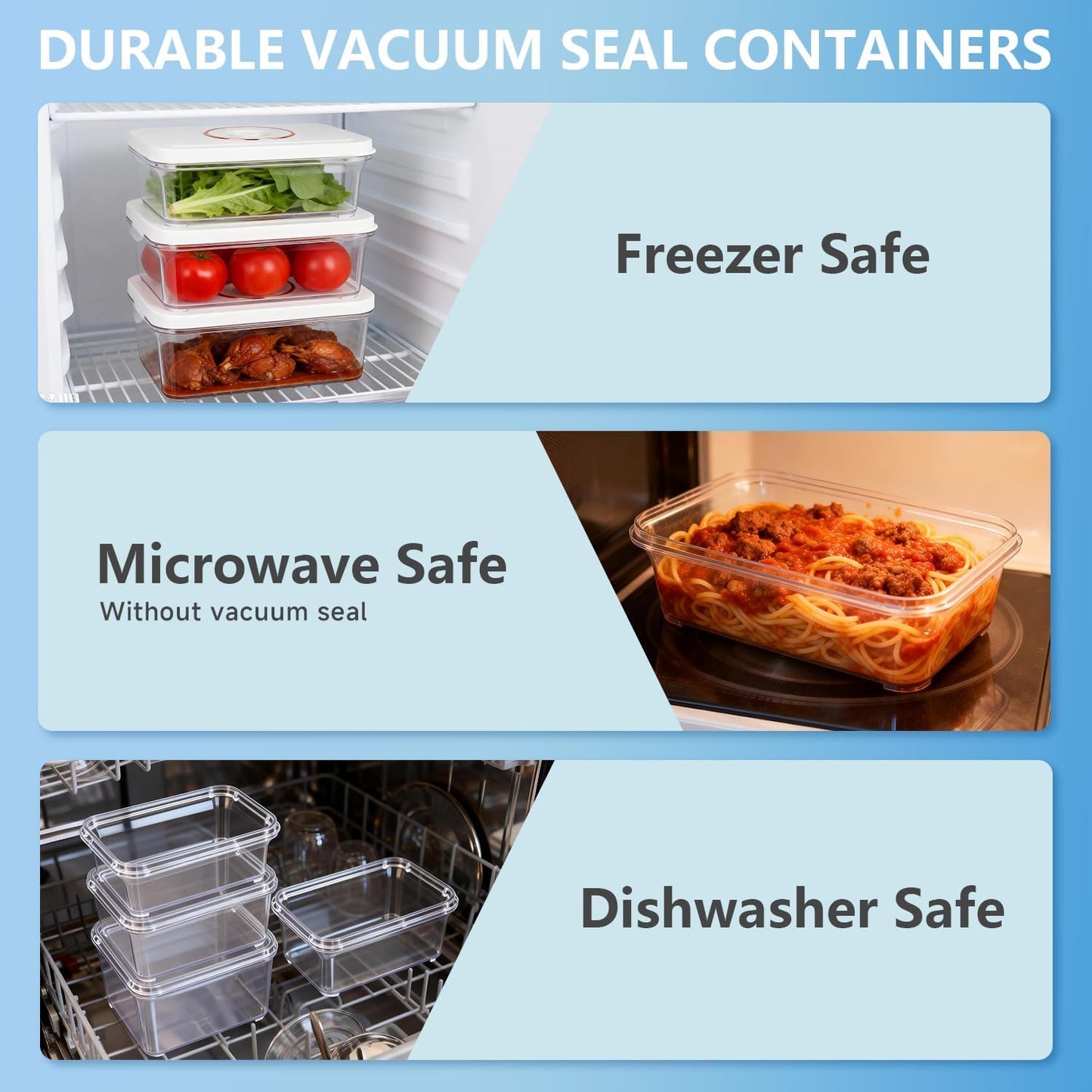 Skiennix Vacuum Sealer - Compact Handheld Machine with 30 Reusable Bags & 3 Containers | Ideal for Sous Vide, Travel & Camping