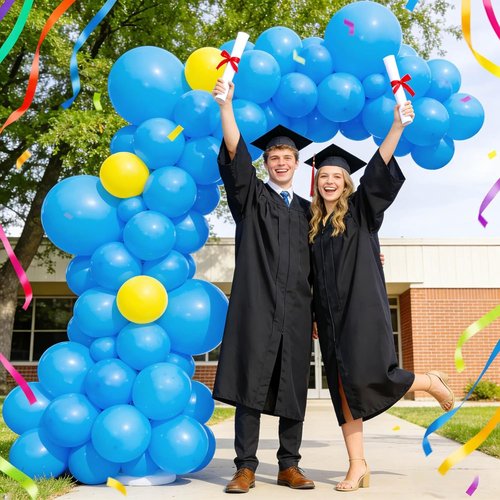 Light Blue Latex Balloons by [Brand Name] - 110 Pack of 12-Inch Balloons for Birthday & Wedding Celebrations