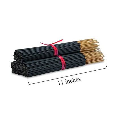 Blue Nile Incense Sticks 11" - 1 Bundle 85 to 100 Sticks - Smooth and Clean Long Burn Time, 45 to 60 Minutes.