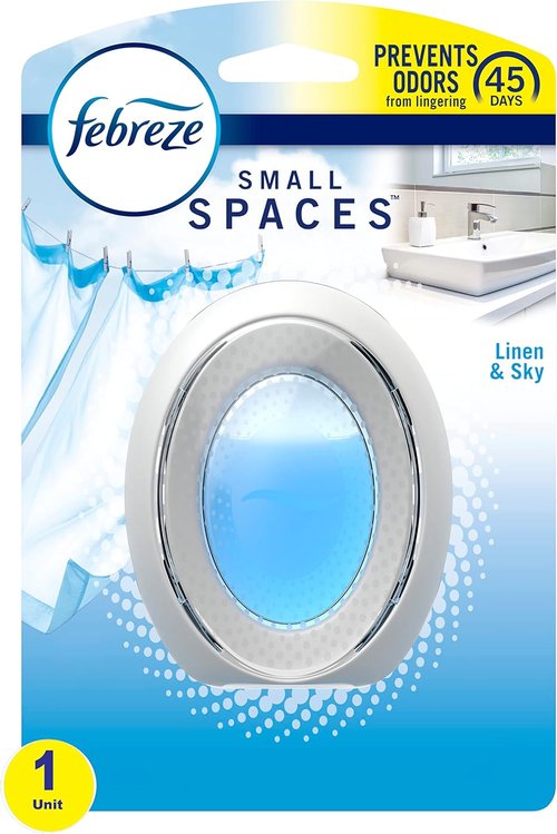 Febreze Odor-Fighting Air Freshener - Linen & Sky Scent | Small Spaces, 1 Count