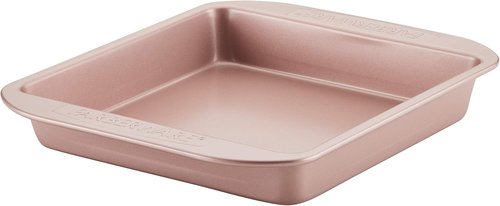 Farberware Nonstick Bakeware - 9 Inch Square Cake Pan in Vibrant Red for Effortless Baking