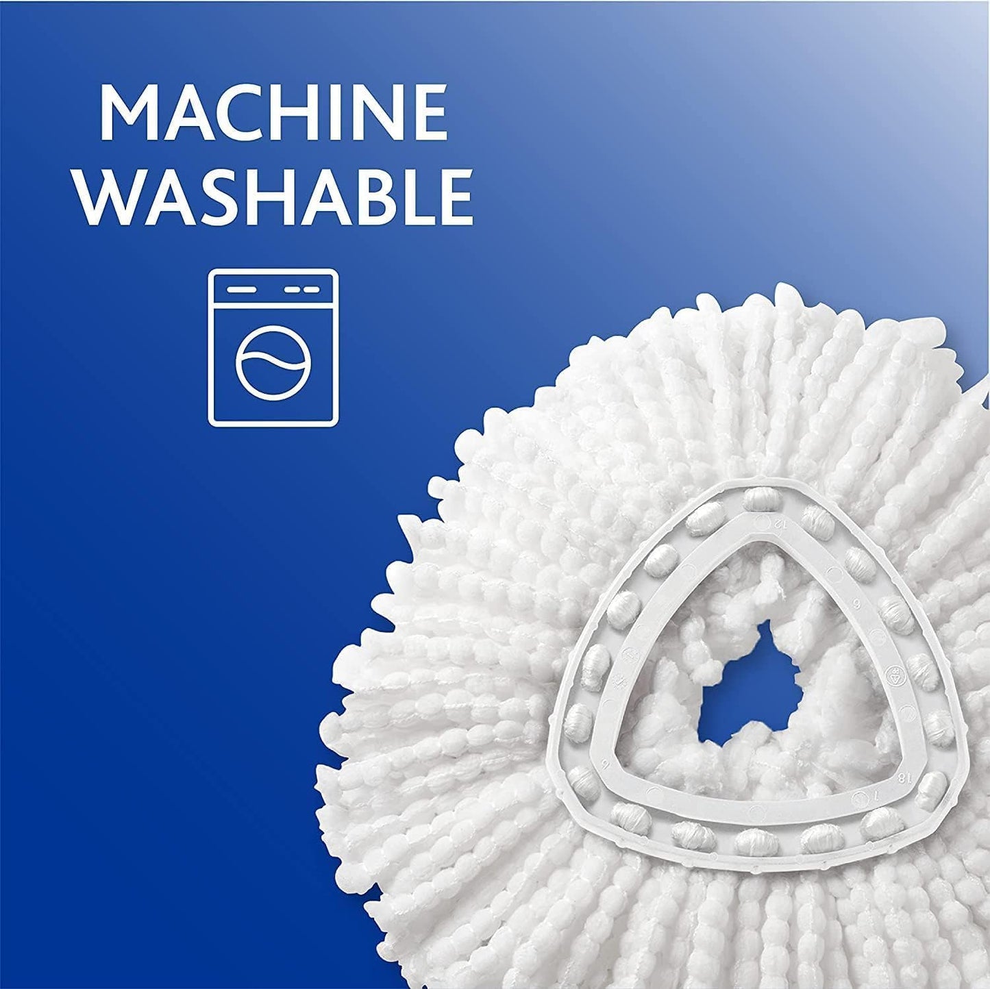 O-Cedar EasyWring Spin Mop Head Refill - Pack of 3 for Effortless Cleaning and Shine
