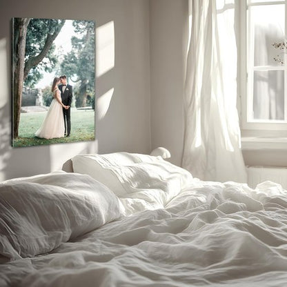 Lmfphog Custom Canvas Prints - Personalized 16x20 Inch Wall Art for Family, Pets, and Loved Ones