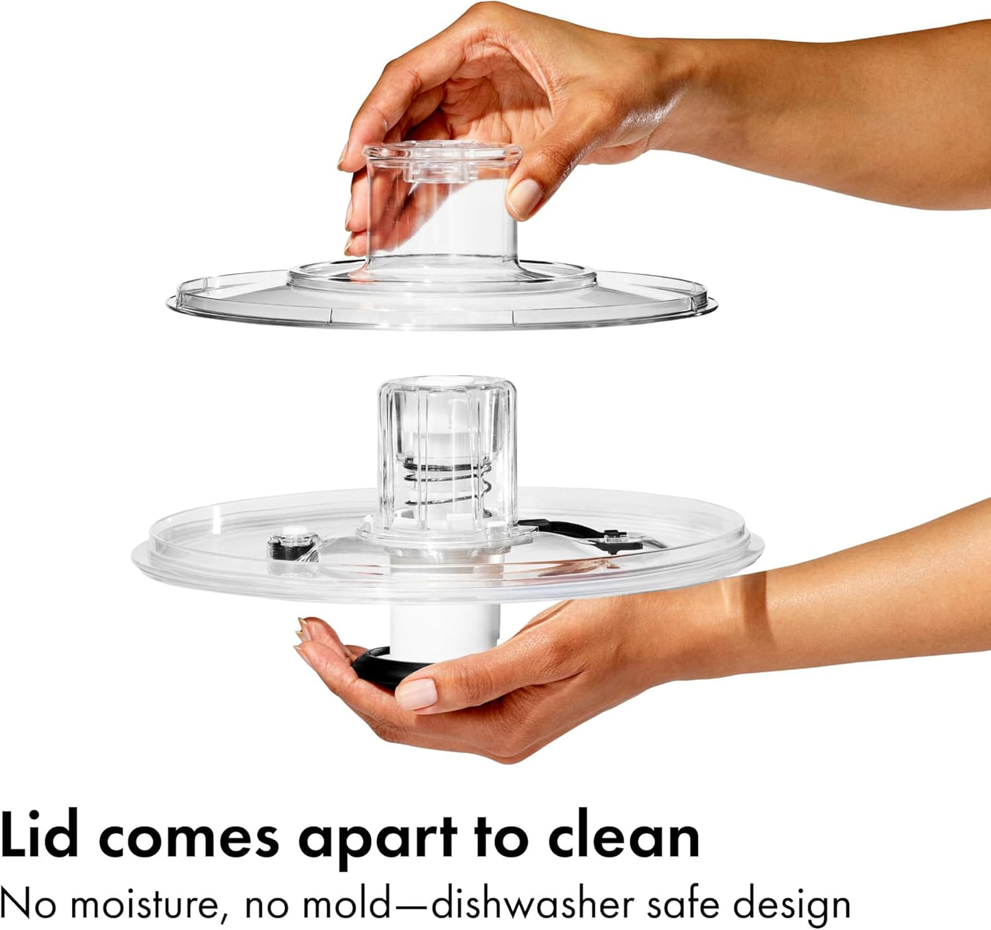OXO Good Grips Glass Salad Spinner - Large 6.22-Qt BPA-Free Lettuce & Fruit Washer with Easy Pump