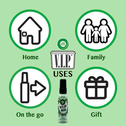 Air Wick V.I.P. Pre-Poop Toilet Spray, Mint Jet Setter, Travel Size, Neutralizes Odors, Contains Essential Oils, Fresh Mint Scent Bathroom Spray, 1.85 Oz (Pack of 4)