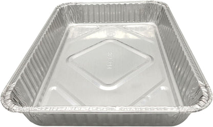 PACTOGO Disposable Aluminum Foil Cake Pans - 13" x 9" x 2" | Perfect for Baking & Storing (Pack of 12)
