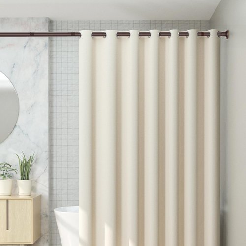 CorkLatta Bronze Shower Curtain Rod 31 to 104 Inch,1 Inch Diameter Adjustable Spring Tension Curtain Rod No Drilling Stainless Steel Telescoping Rod,No Rust