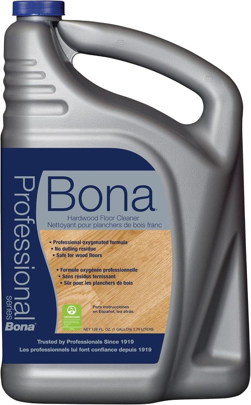 Bona Professional Series Hardwood Floor Cleaner - 128 Fl Oz Refill for Streak-Free Shine