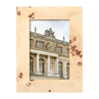 Concepts Set Of 4-4x6 Burl Wood Picture Frames - Natural Wood Finish Picture Frames for Family Photos - Elegant Wallhung Decor in Bulk