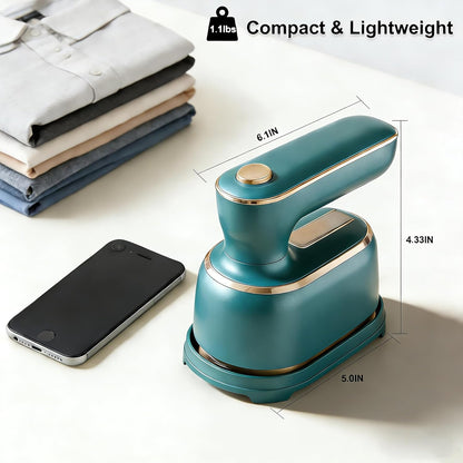 Travel Steamer for Clothes by [Brand Name] - 1000W Compact Mini Iron for Wrinkle Removal | Perfect for Travel, College, and Home