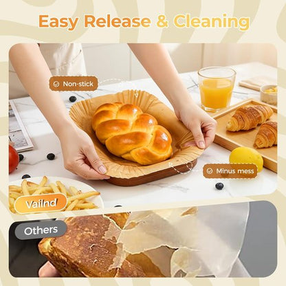 Loaf Pan Liners | 155 Pcs Non-Stick Parchment Paper for Easy Cleanup - 9x5 Inch for Sourdough, Cakes & Breads