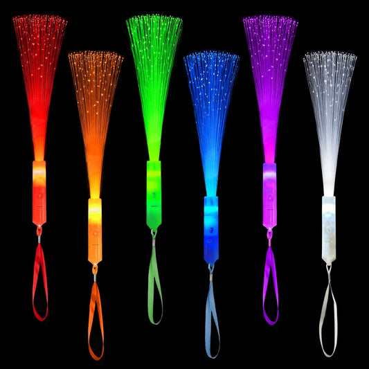 Skiennix Glow Sticks - 6 Pack Neon Party Favors & Light-Up Camping Essentials for Kids