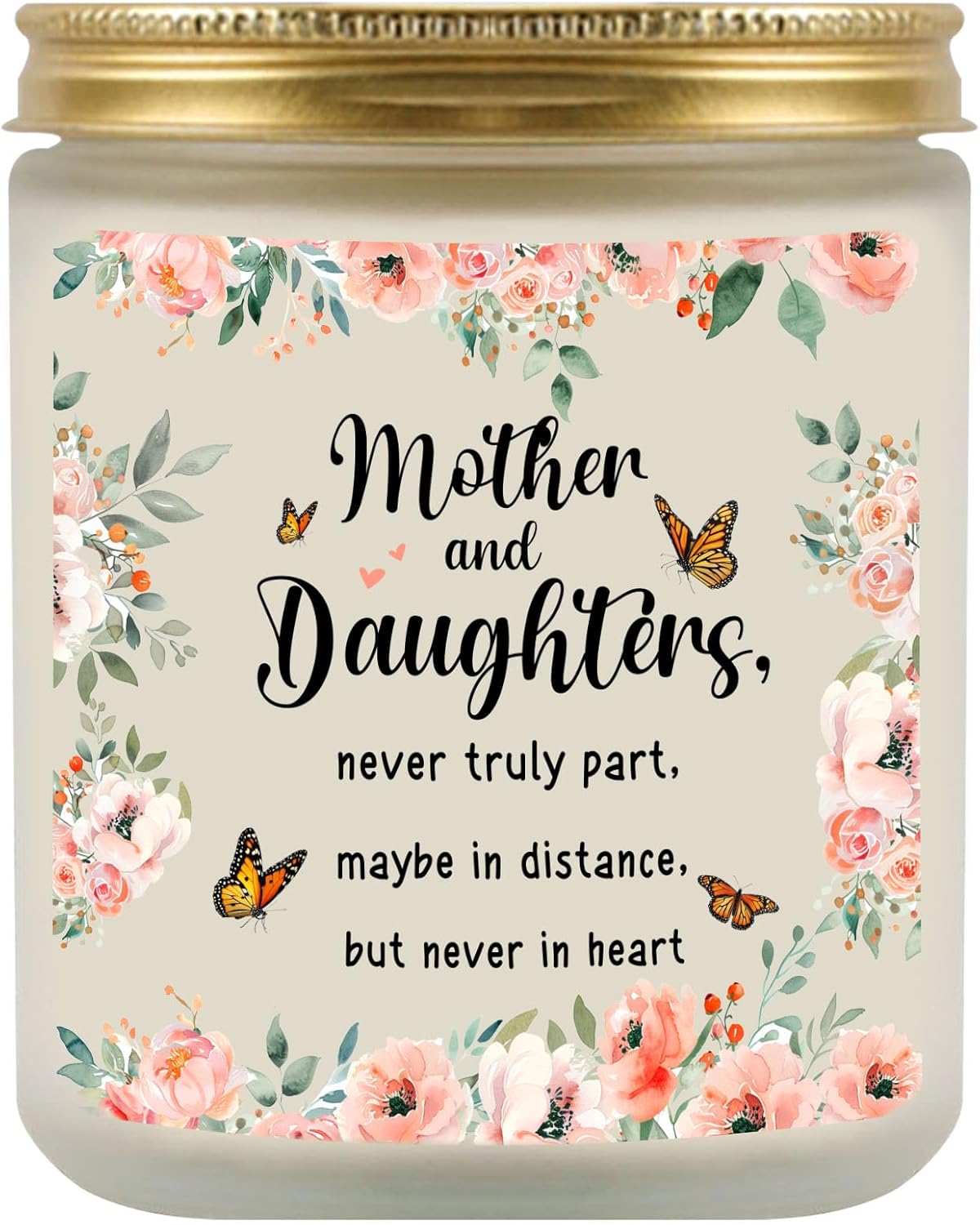 Regine Switzerland | Mom Gifts Candle - Heartfelt "Never Truly Apart" Design | Perfect for Daughters