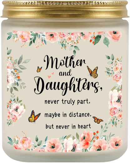 Regine Switzerland | Mom Gifts Candle - Heartfelt "Never Truly Apart" Design | Perfect for Daughters