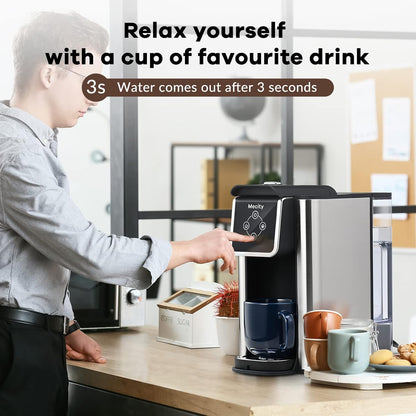Mecity Coffee Maker - 3-in-1 Single Serve Machine for K-Cup, Instant Coffee & Tea | 50 Oz Reservoir