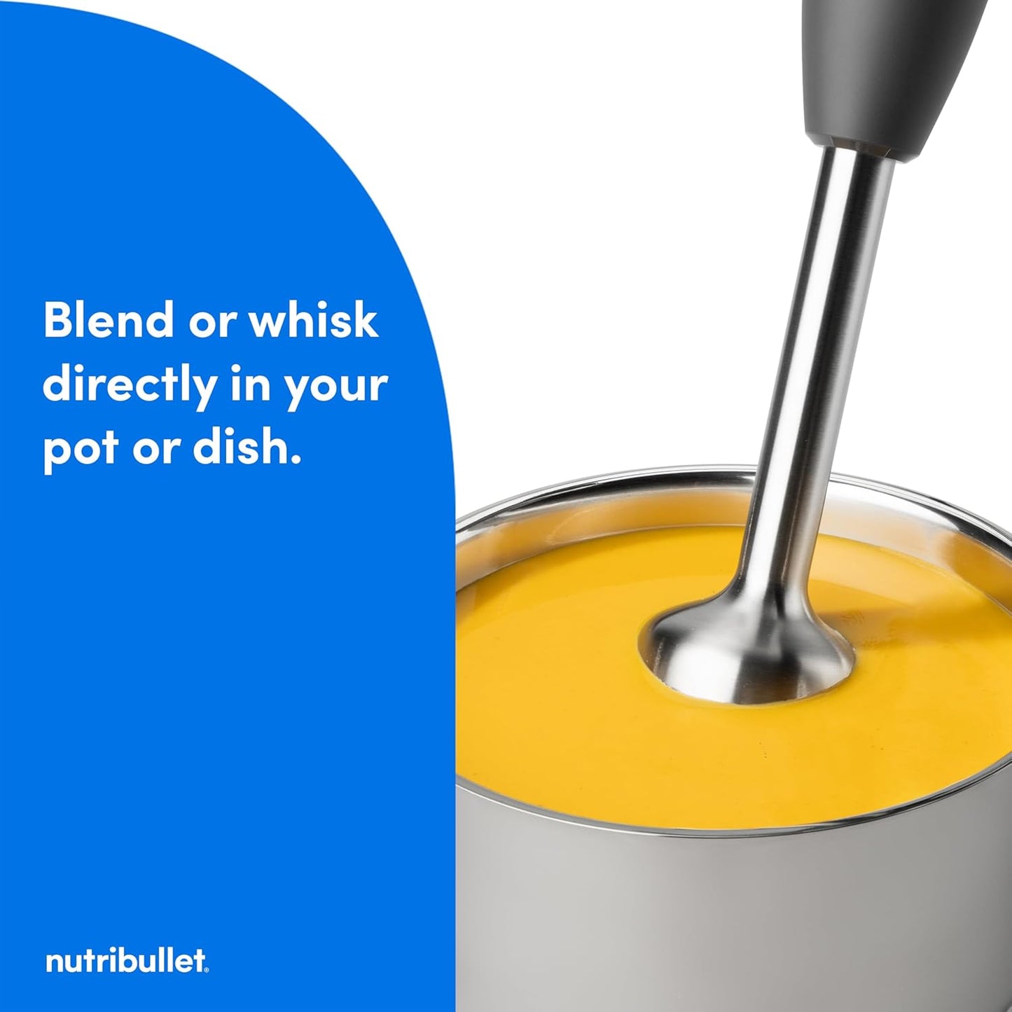 Nutribullet Lite Immersion Blender - Compact Dark Gray Design for Effortless Blending