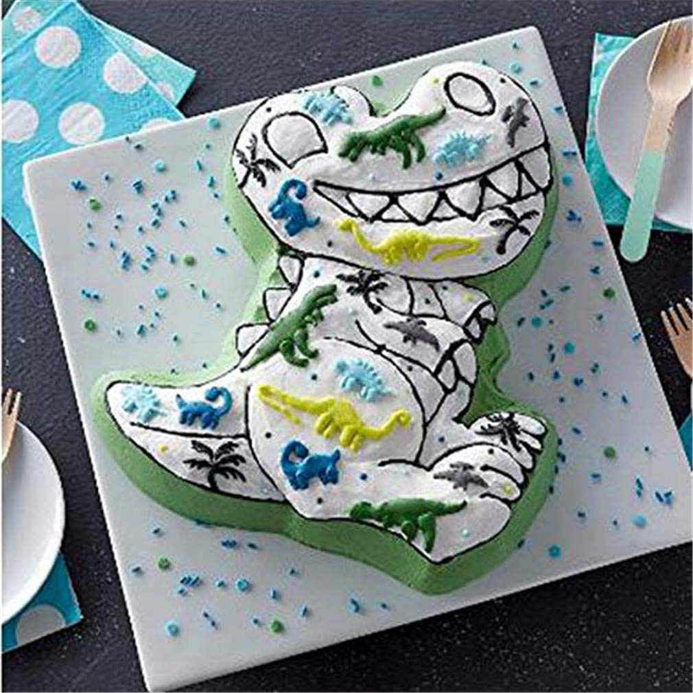 3D Dinosaur Baking Pan Aluminum Cake Mold DIY Birthday Cake Mould Kitchen Supplies