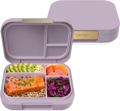 Bentgo Modern Bento Lunch Box - Leak-Resistant, 5.5 Cup Capacity, 3-4 Compartments | BPA-Free, Dishwasher Safe (Orchid)