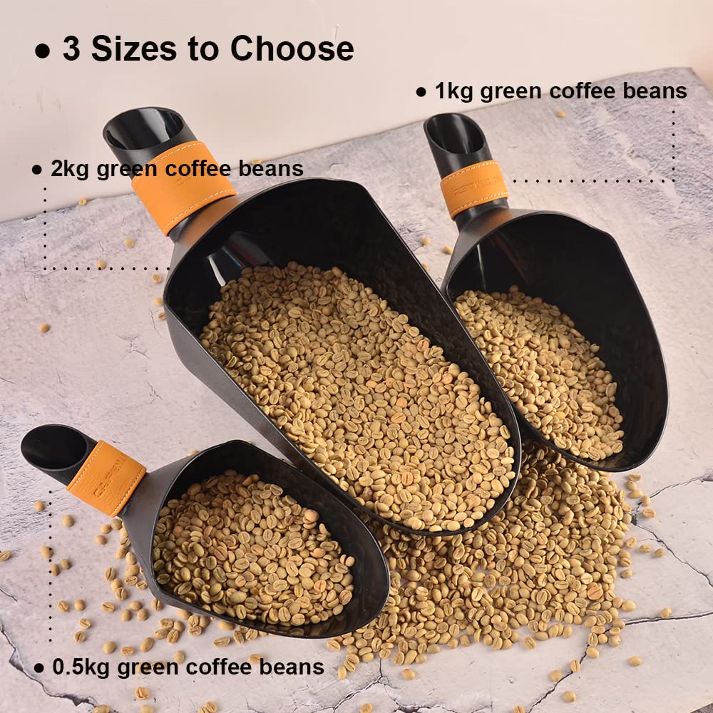 CAFEMASY Coffee Bean Shovel Scoop Coffee Beans Filling Scooper Plastic Coffee Bean Measuring Scoop