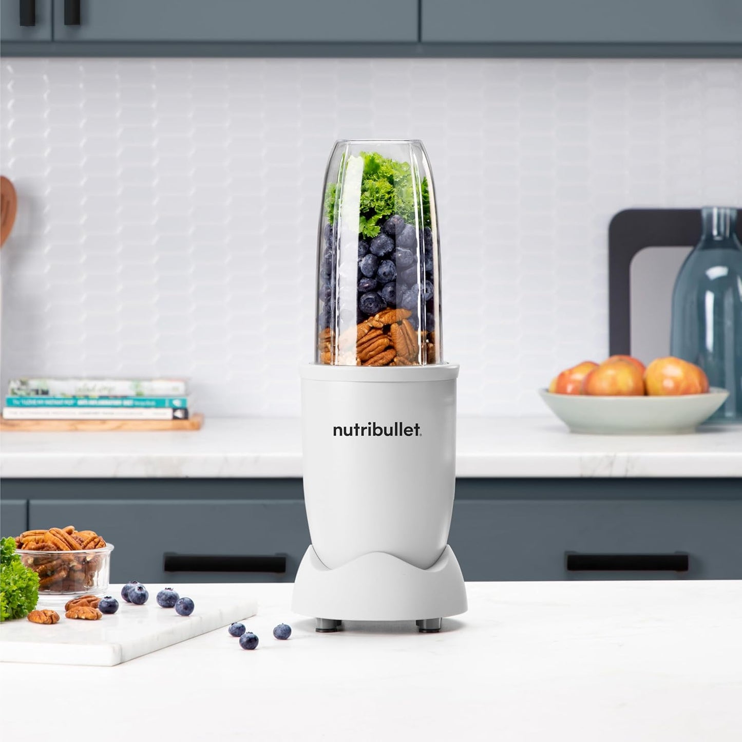 Nutribullet Pro Personal Blender - 900 Watt Power | Sleek White Design for Smoothies & More