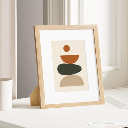 Vittanly 8x10 Picture Frame - Solid Wood with Plexiglass & 5x7 Mat | Versatile Wall Hanging or Tabletop Decor
