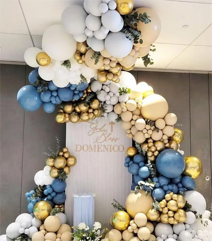 MEBAY Gold Balloons - 12 Inch Chrome Metallic Latex - 100 Pcs for Birthday, Graduation & Party Decor