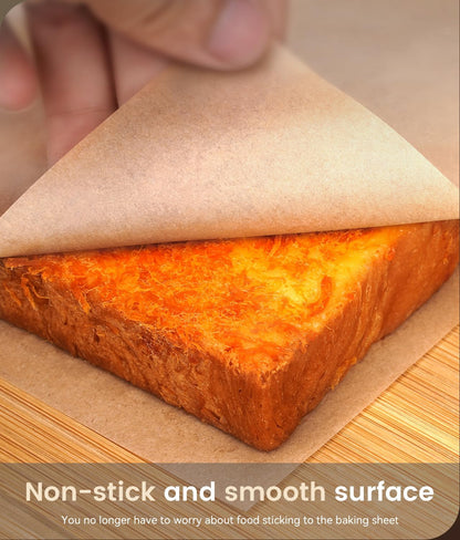 Unbleached Parchment Paper Sheets - 200 Pcs Non-Stick Baking Liners | 12x16 Inch for Oven & Airfryer