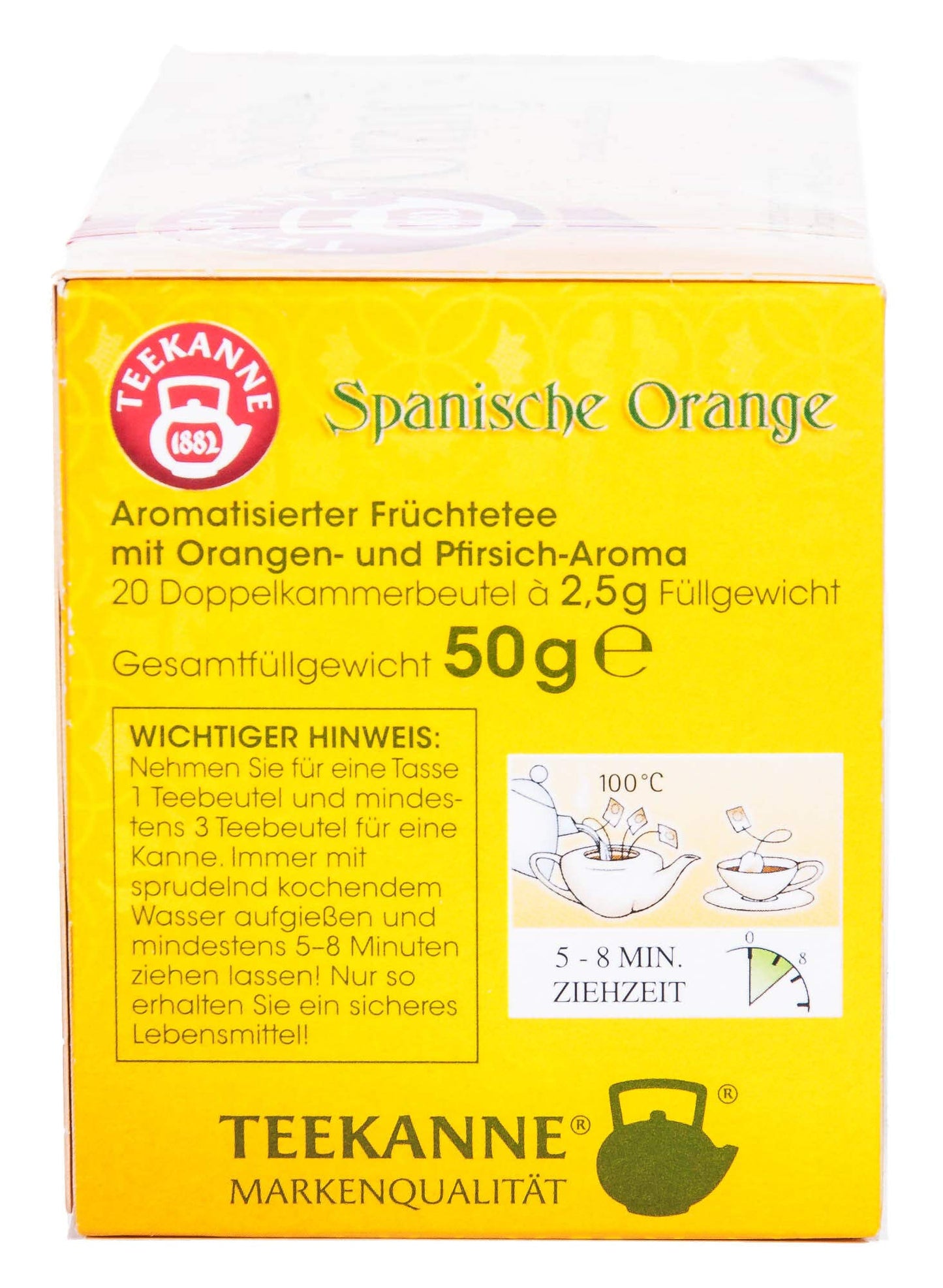 3x Teekanne (Spanische Orange) spanish orange (each box 20 tea bags)